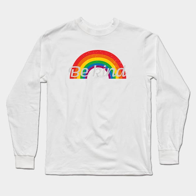 Be kind Long Sleeve T-Shirt by helengarvey